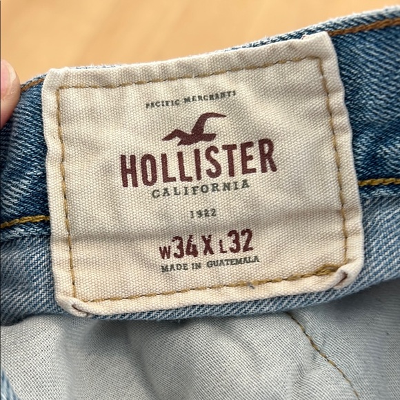 Hollister Slim Straight Distressed Jeans 34x32 - Picture 8 of 15